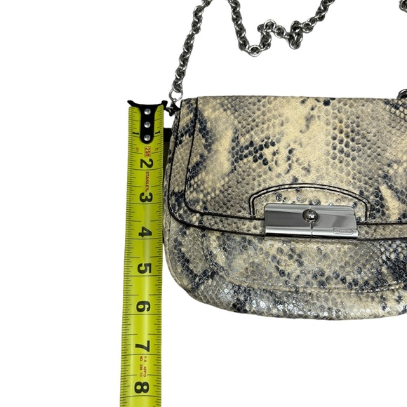 Coach authentic snake skin Kristen crossbody purse and coin pouch - Picture 9 of 9
